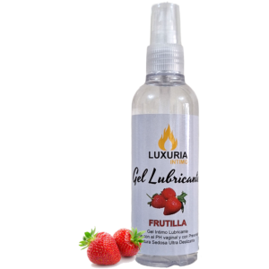 Gel Lubricante Luxuria Sabor Frutilla – 130cc